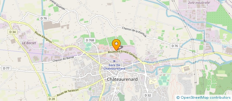 localisation de l'entreprise SOULAGE à CHATEAURENARD
