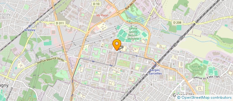 localisation de l'entreprise SOULAK ET FRERES à SARCELLES