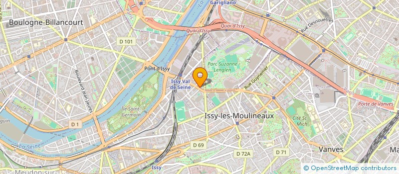 localisation de l'entreprise SOULAK FRANCE à ISSY-LES-MOULINEAUX