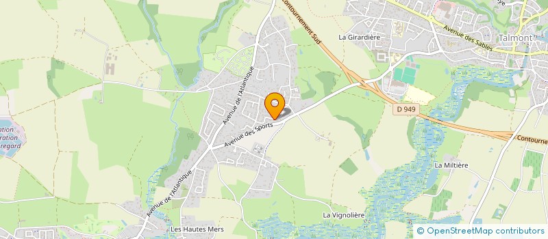 localisation de l'entreprise SOULARD CE  TALMONT-SAINT-HILAIRE