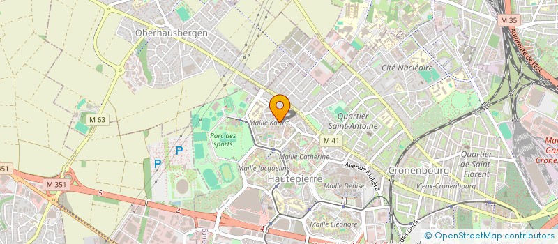 localisation de l'entreprise SOULBY TRANSPORT à STRASBOURG