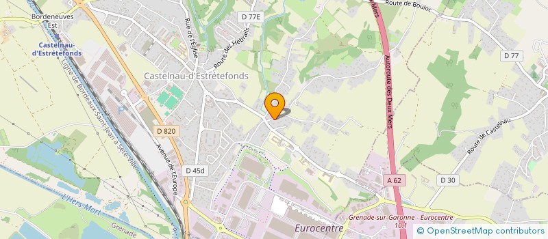 localisation de l'entreprise SOULE LOUIS CORPORATION  CASTELNAU-D'ESTRETEFONDS