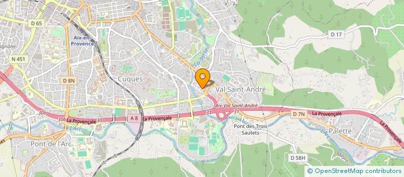 localisation de l'entreprise SOULEIA à AIX-EN-PROVENCE