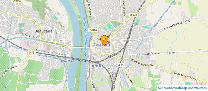 localisation de l'entreprise SOULEIADO  TARASCON