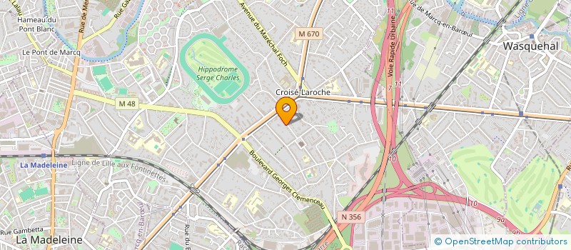 localisation de l'entreprise SOULEIADO HOLDING à MARCQ EN BAROEUL