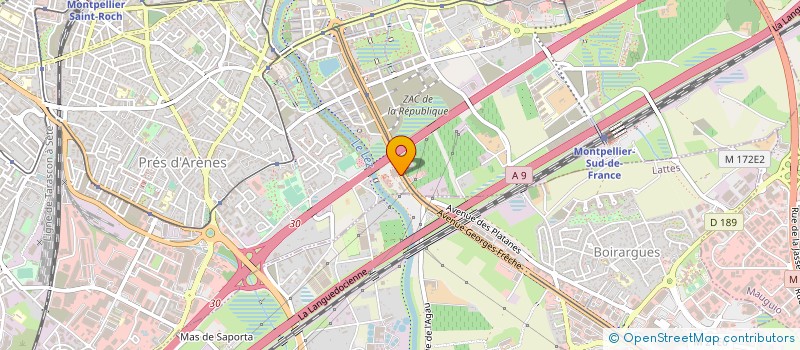 localisation de l'entreprise SOULEIL à PARIS