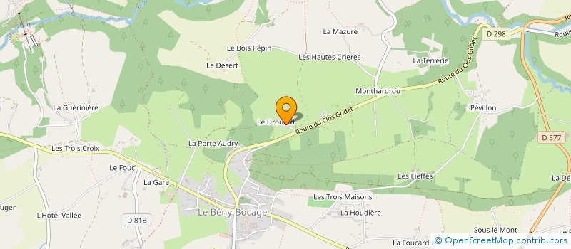 localisation de l'entreprise SOULEUVRE EN BOCAGE  SOULEUVRE EN BOCAGE