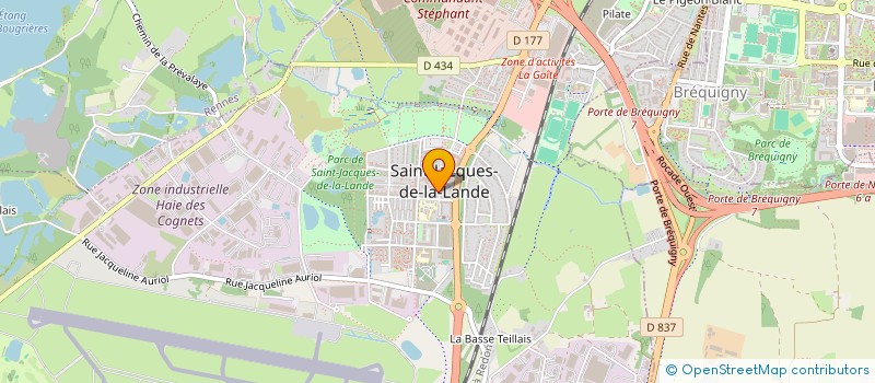 localisation de l'entreprise SOULEYMANE OUSMANE  SAINT-JACQUES-DE-LA-LANDE