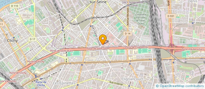 localisation de l'entreprise SOULEYMANE YAYA à SAINT-OUEN-SUR-SEINE