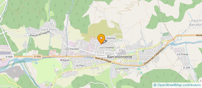 localisation de l'entreprise SOULIER ASSOCIES à BARCELONNETTE