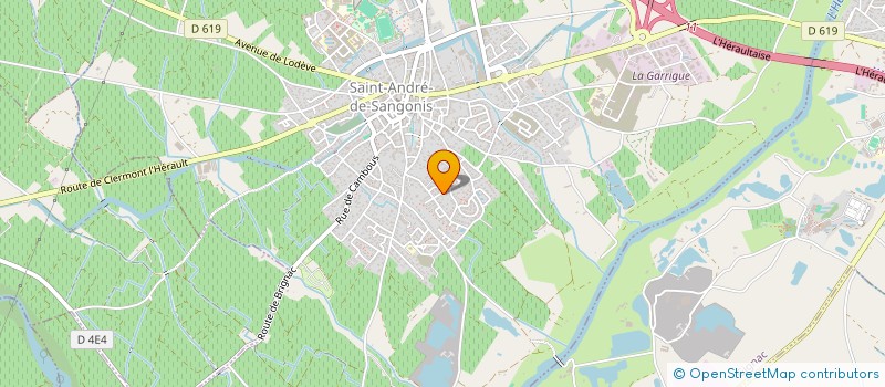 localisation de l'entreprise SOULIER CONCIERGERIE  SAINT-ANDRE-DE-SANGONIS