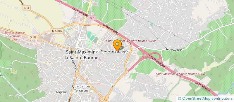 localisation de l'entreprise SOULIER CONSULTING à SAINT-MAXIMIN-LA-SAINTE-BAUME