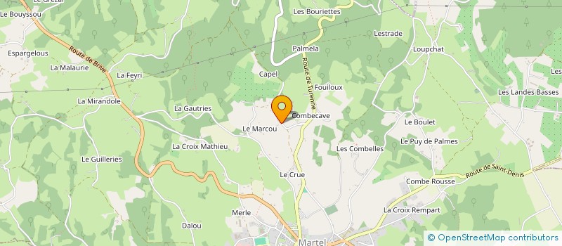 localisation de l'entreprise SOULIER ET FILS  MARTEL