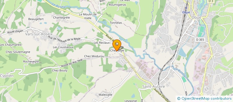 localisation de l'entreprise SOULIER PHILIPPE à VARS-SUR-ROSEIX