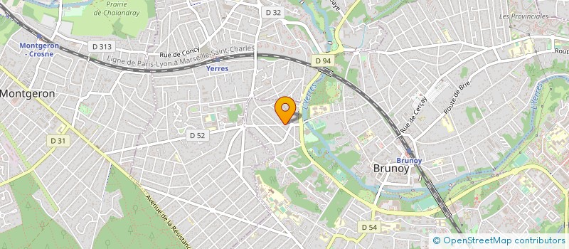 localisation de l'entreprise SOULINS  BRUNOY