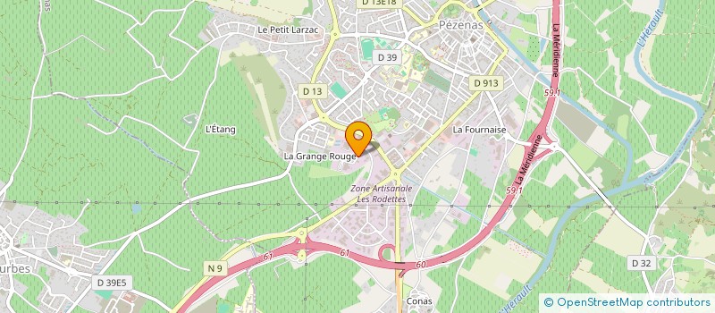 localisation de l'entreprise SOULLIER DISTRIBUTION à PEZENAS