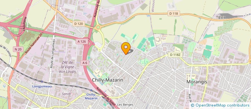 localisation de l'entreprise SOULMATE IMMO à CHILLY-MAZARIN