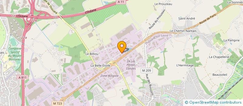 localisation de l'entreprise SOULMATE RESTAURANT  CARQUEFOU