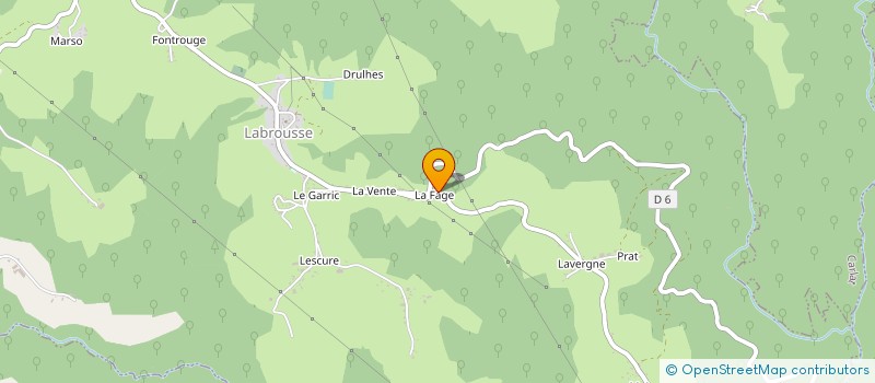 localisation de l'entreprise SOULPIN TP à LABROUSSE