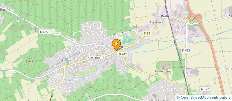 localisation de l'entreprise SOULTZ - RESIDENCE LES VILLAS DE LA BRUCHE  ROSHEIM