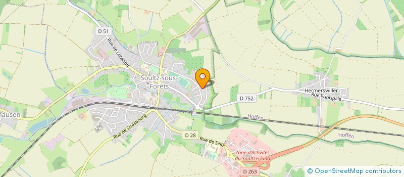 localisation de l'entreprise SOULTZDIS  SOULTZ-SOUS-FORETS