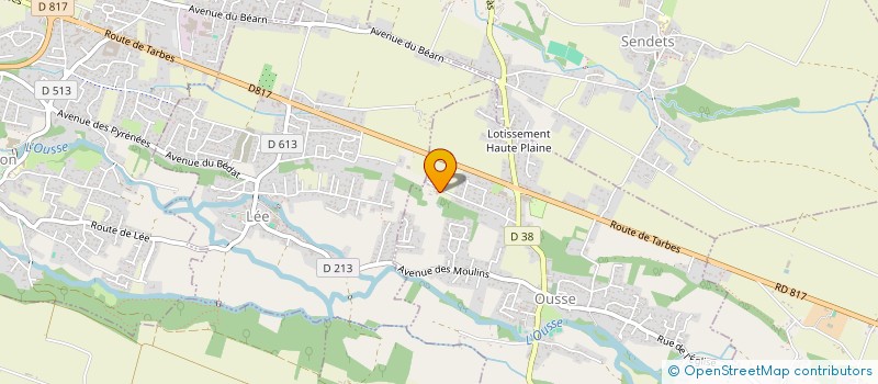 localisation de l'entreprise SOUM DE COSTE  OUSSE