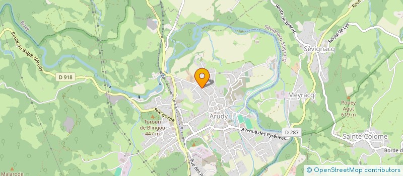 localisation de l'entreprise SOUM DE POEY  ARUDY