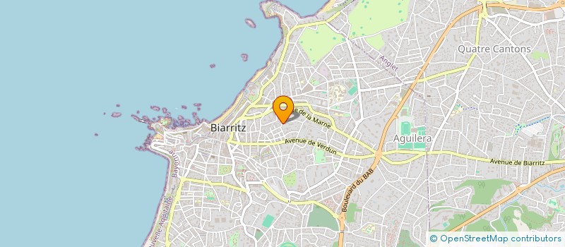 localisation de l'entreprise SOUM IMMO à BIARRITZ