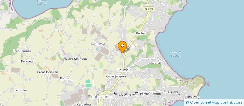 localisation de l'entreprise SOUM SOUM  PLOUBAZLANEC