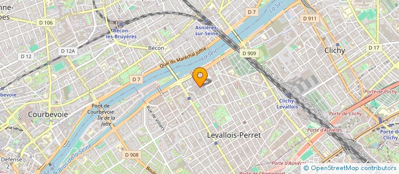 localisation de l'entreprise SOUM SOUM LEVALLOIS à LEVALLOIS-PERRET