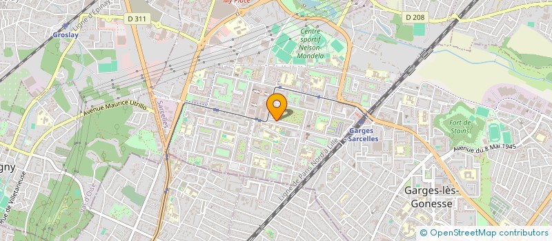 localisation de l'entreprise SOUMARE  SARCELLES