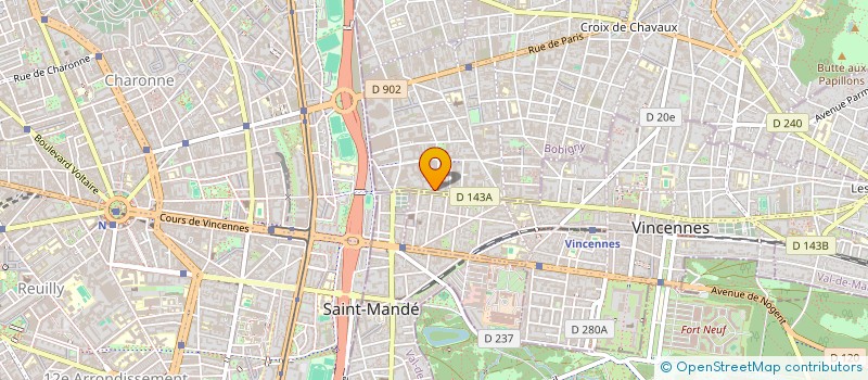 localisation de l'entreprise SOUMATO ASSOCIATION à MONTREUIL