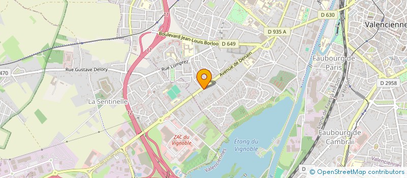 localisation de l'entreprise SOUMAYA DISTRIBUTION  VALENCIENNES