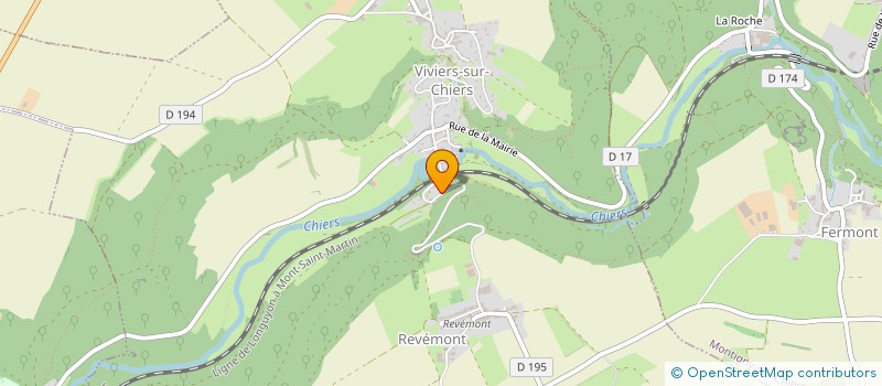 localisation de l'entreprise SOUMAZANNES  VIVIERS-SUR-CHIERS