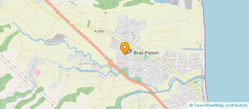 localisation de l'entreprise SOUMCHADIN  BRAS-PANON