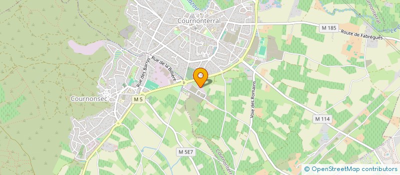localisation de l'entreprise SOUMOULOU PRELUDE à COURNONTERRAL