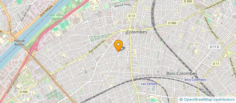 localisation de l'entreprise SOUN à COLOMBES