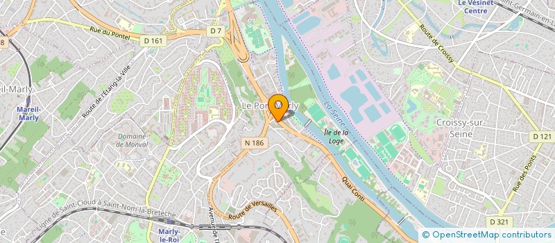 localisation de l'entreprise SOUND CAR PARADISE  LE PORT-MARLY