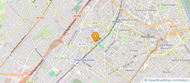 localisation de l'entreprise SOUND IT  ROUBAIX