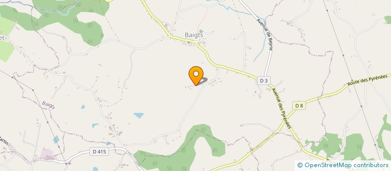 localisation de l'entreprise SOUND KULTUR  BAIGTS