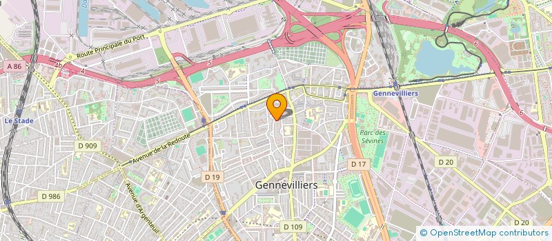 localisation de l'entreprise SOUND LIGHT DREAM à GENNEVILLIERS