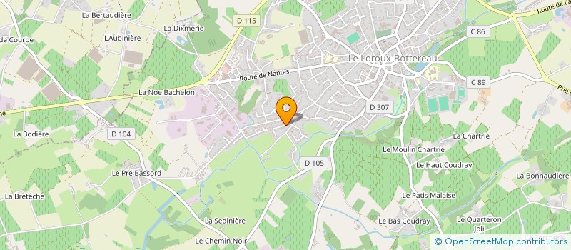 localisation de l'entreprise SOUND LIGHT EVENTS  LE LOROUX-BOTTEREAU