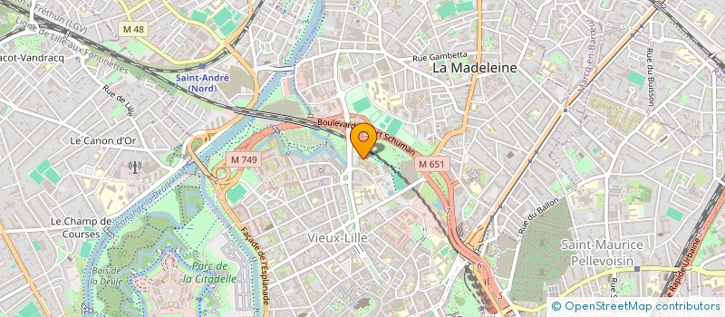 localisation de l'entreprise SOUND OF SUDAN  LILLE