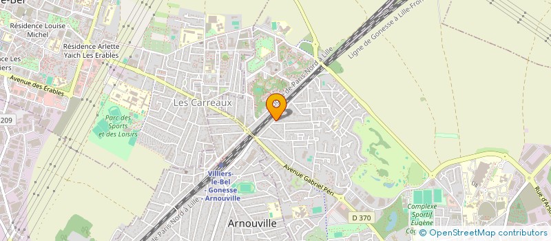 localisation de l'entreprise SOUND PRODUCTION à GONESSE