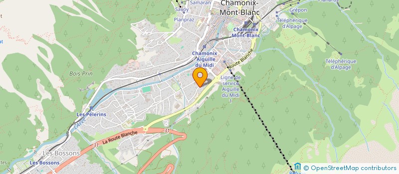 localisation de l'entreprise SOUND QUALITY  CHAMONIX-MONT-BLANC