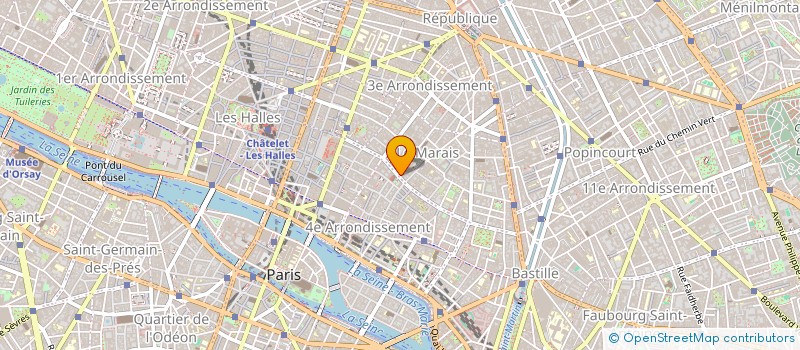 localisation de l'entreprise SOUND REFLEX à PARIS