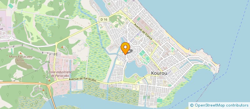 localisation de l'entreprise SOUND SCREAM  KOUROU