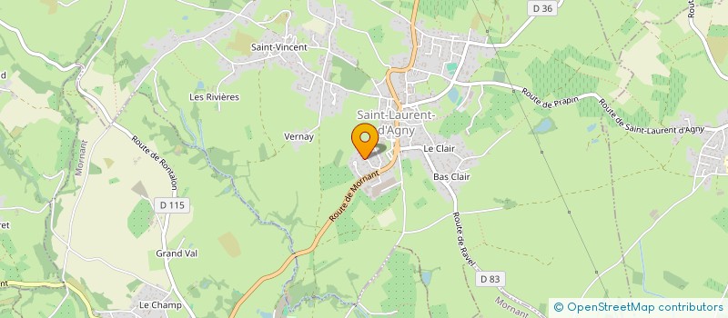 localisation de l'entreprise SOUND SPACE AND LIGHT DESIGN  SAINT-LAURENT-D'AGNY