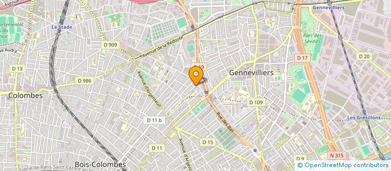localisation de l'entreprise SOUNDARIYA ALIMENTATION GENERALE à ASNIERES-SUR-SEINE