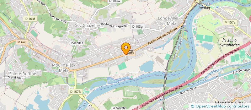 localisation de l'entreprise SOUNDATECH à SCY-CHAZELLES